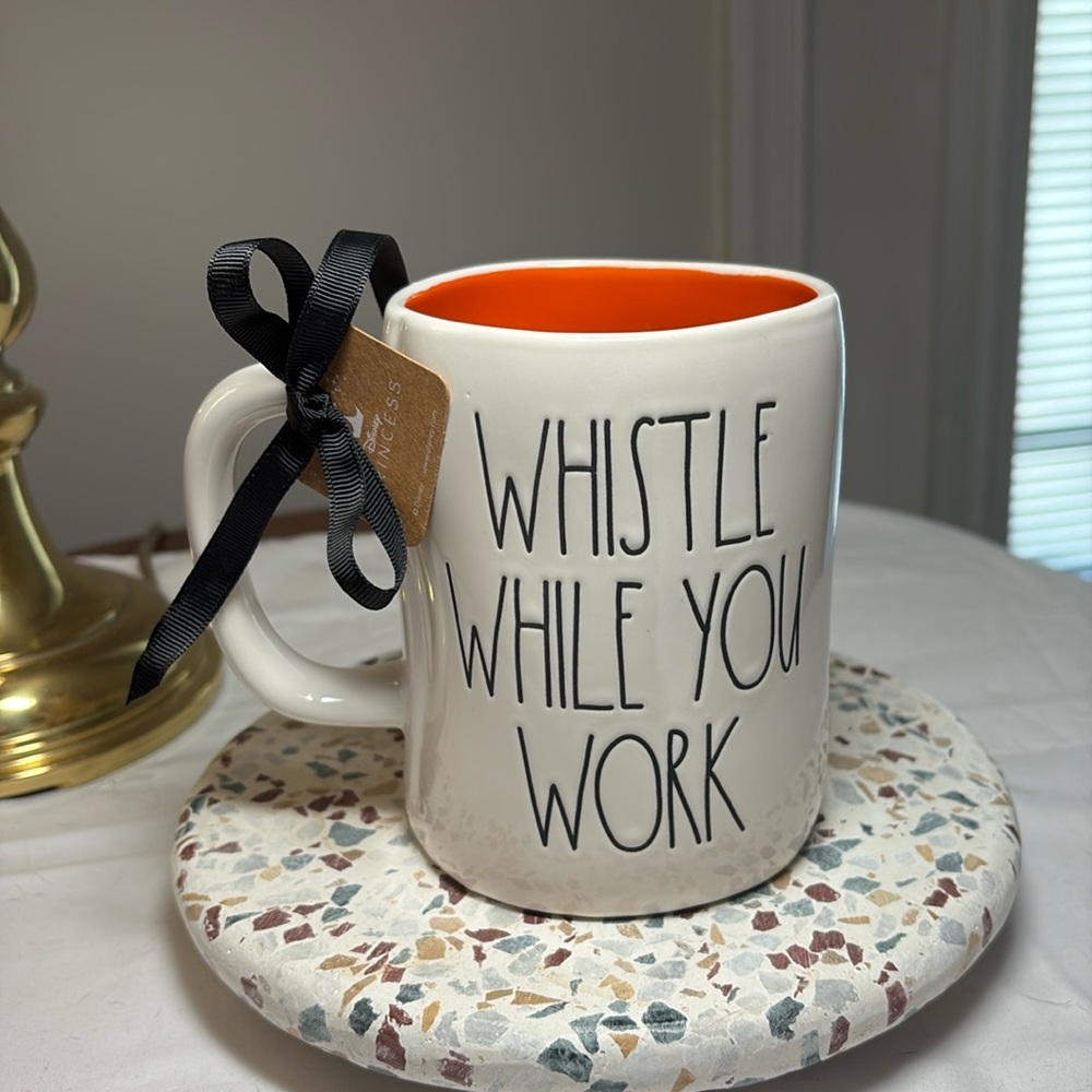 Rae Dunn Whistle While You Work coffee/tea mug
